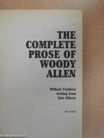 The complete prose of Woody Allen