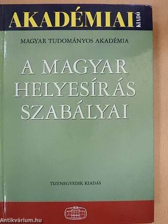 A magyar helyesírás szabályai