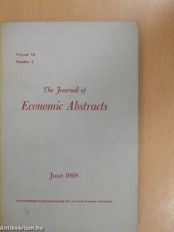 The Journal of Economic Abstracts June 1968