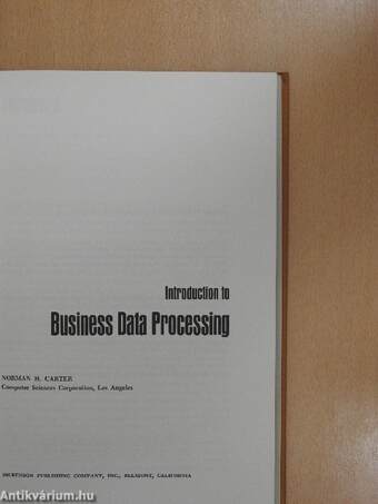 Introduction to Business Data Processing