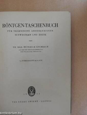 Röntgen-Taschenbuch