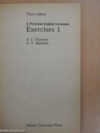 A Practical English Grammar Exercises 1