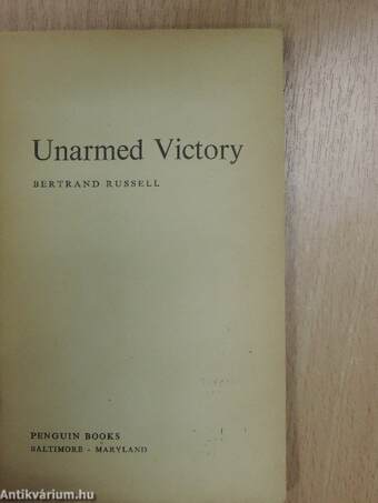 Unarmed Victory