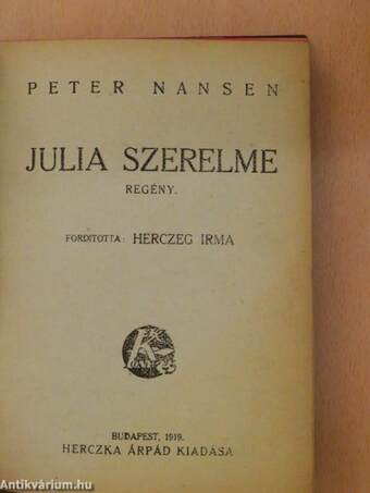 Julia szerelme