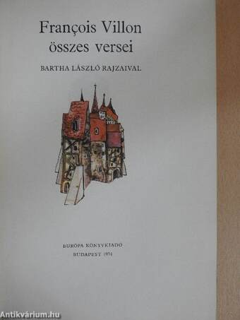 Francois Villon összes versei