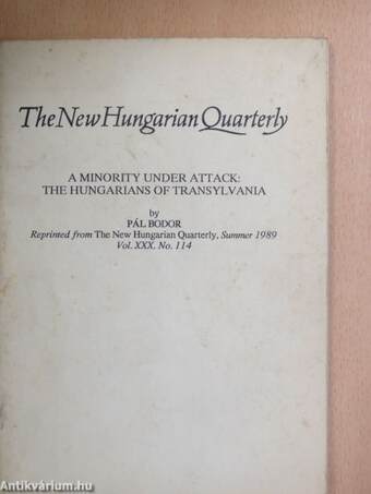 A Minority Under Attack: The Hungarians of Transylvania