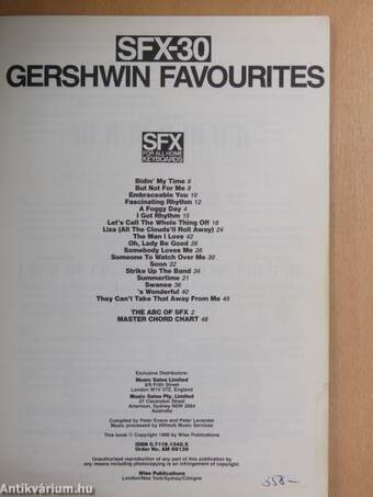 SFX-30 - Gershwin Favourites