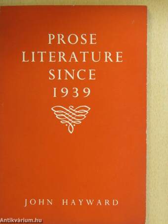 Prose Literature Since 1939