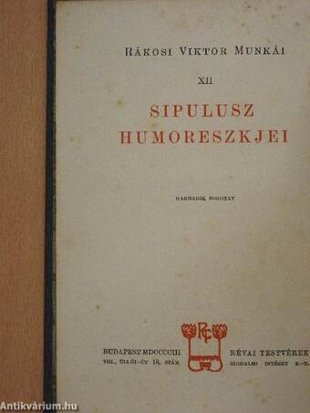 Sipulusz humoreszkjei