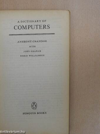 A Dictionary of Computers