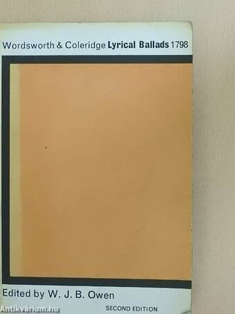 Wordsworth and Coleridge Lyrical ballads
