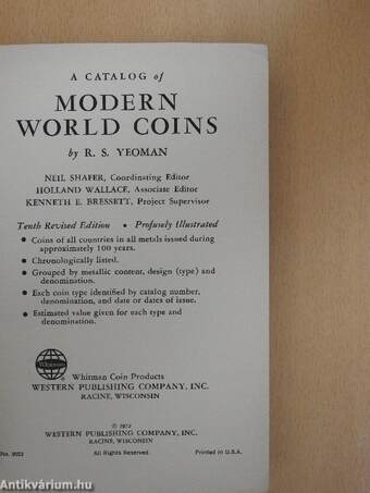 A Catalog of Modern World Coins