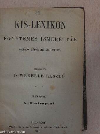 Kis-Lexikon I-II.