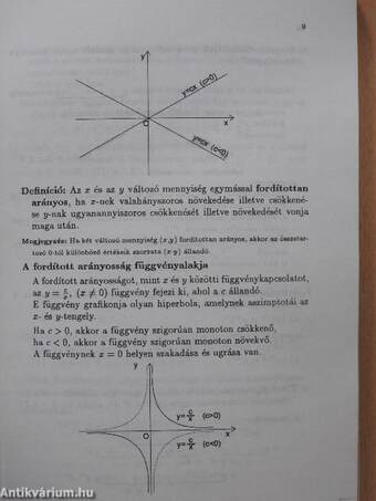 Érettségi tételek, bizonyítások és definíciók matematikából