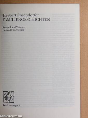 Familiengeschichten 