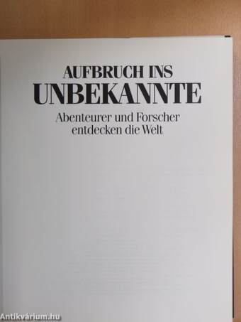 Aufbruch ins Unbekannte