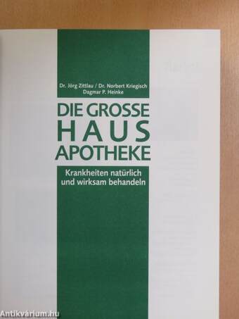 Die Grosse Hausapotheke