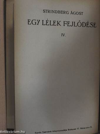 Egy lélek fejlődése IV.