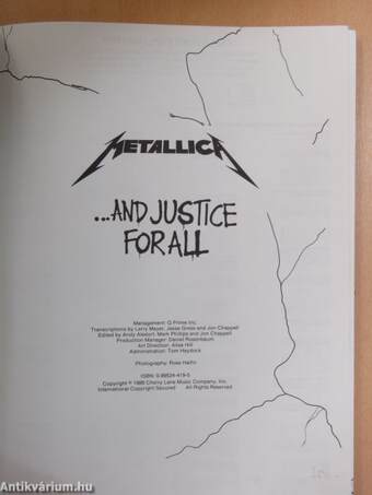 Metallica - ...and Justice for All