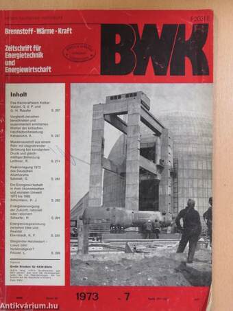 BWK Brennstoff-Wärme-Kraft Juli 1973