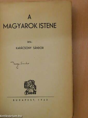 A magyarok Istene