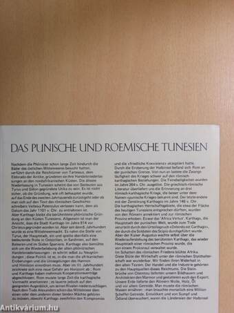 Das Punische und Roemische Tunesien