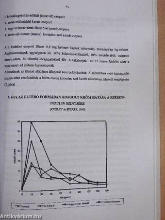 A króm élettani szerepe az állati szervezetben