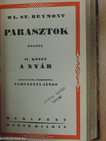 Parasztok I-IV.