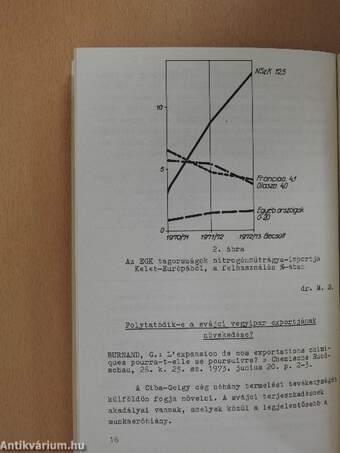 Vegyipari Gazdasági Tájékoztató 1973/6.