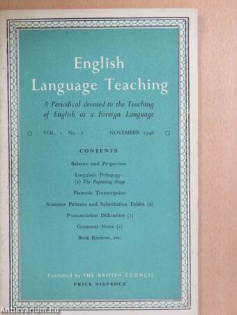 English Language Teaching November 1946