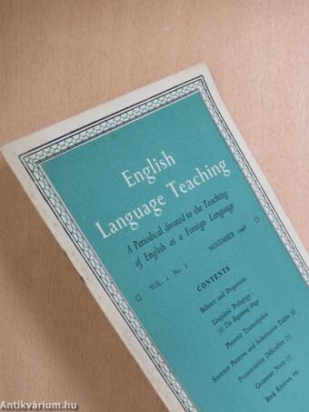 English Language Teaching November 1946