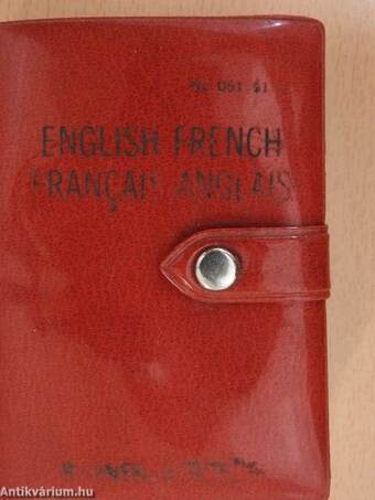 English-french dictionary/Dictionnaire francais-angláis (minikönyv)