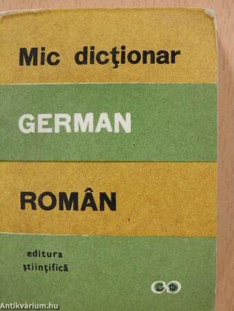 Mic dictionar German-Roman (minikönyv)