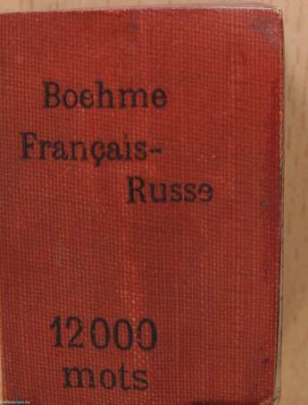 Dictionnaire Lilliput Francais-Russe (minikönyv)