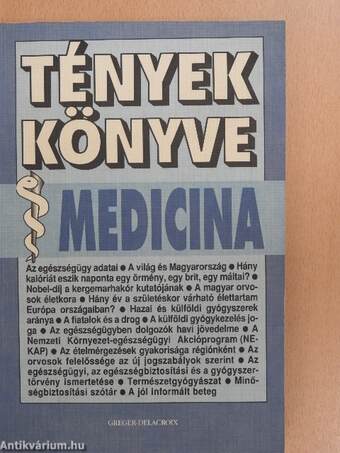 Tények könyve - Medicina