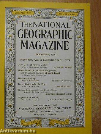 The National Geographic Magazine February 1936