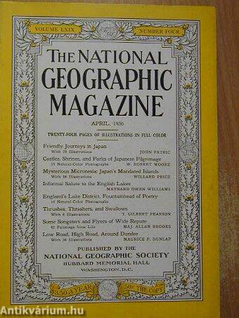 The National Geographic Magazine April 1936