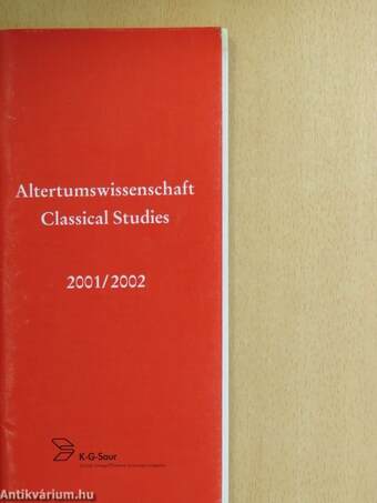 Altertumswissenschaft/Classical Studies 2001/2002