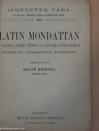 Latin mondattan