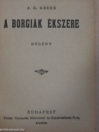 A Borgiák ékszere