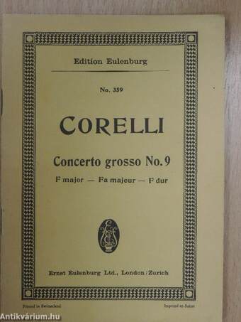 Concerto grosso No. 9