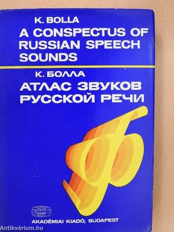 A Conspectus of Russian Speech Sounds (dedikált példány)