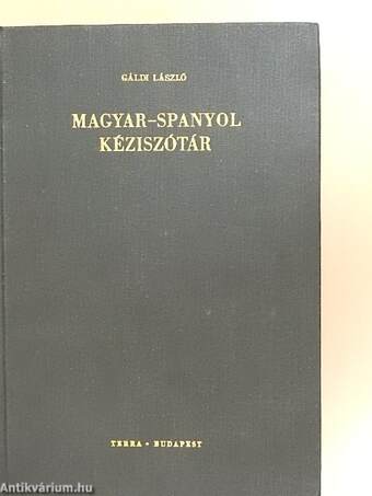 Magyar-spanyol kéziszótár