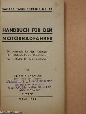 Handbuch für den Motorradfahrer