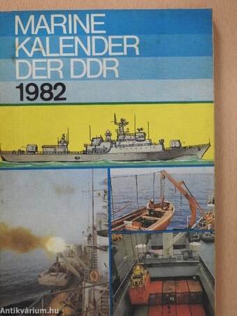 Marinekalender der DDR 1982