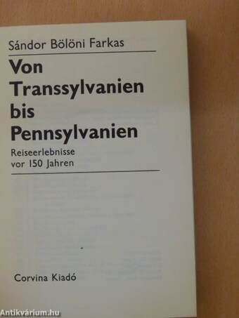 Von Transsylvanien bis Pennsylvanien