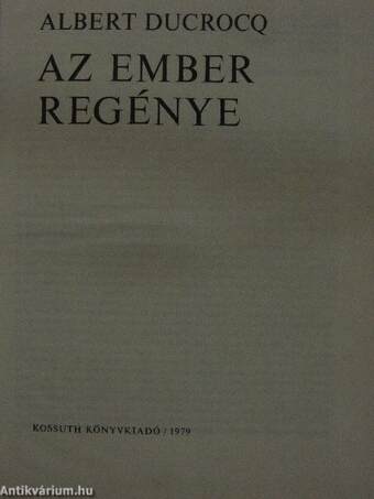 Az ember regénye 