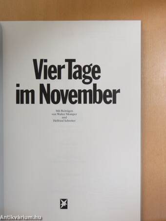 Vier Tage im November