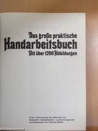 Das große praktische Handarbeitsbuch