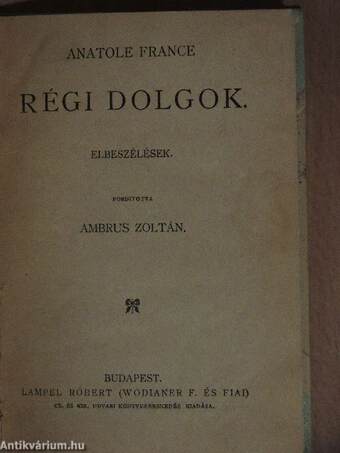 Régi dolgok